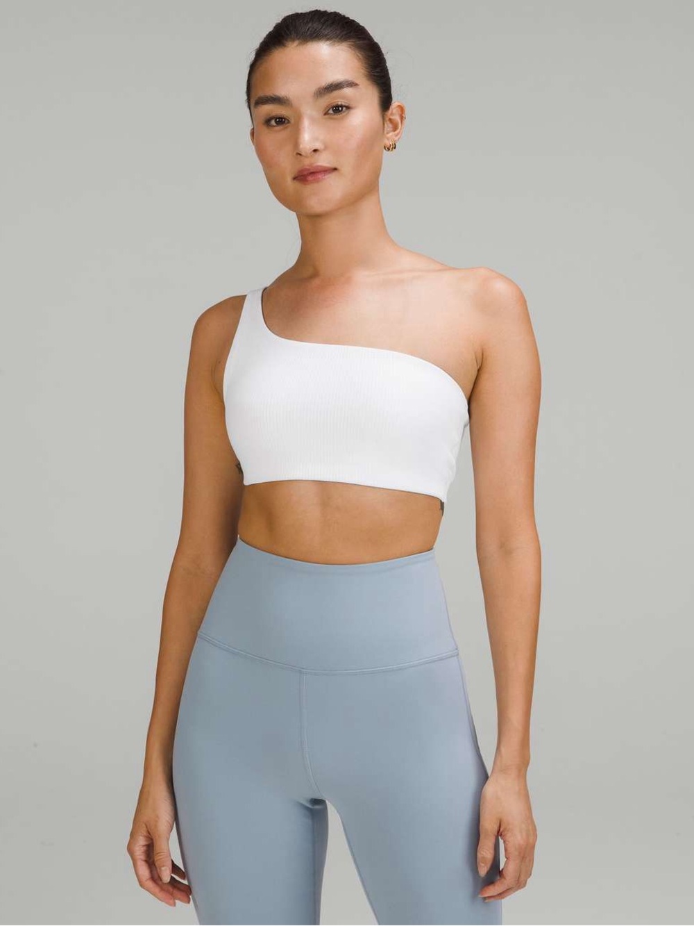 Lululemon Ribbed Nulu Asymmetrical Yoga Bra *Light Support, A/B Cup